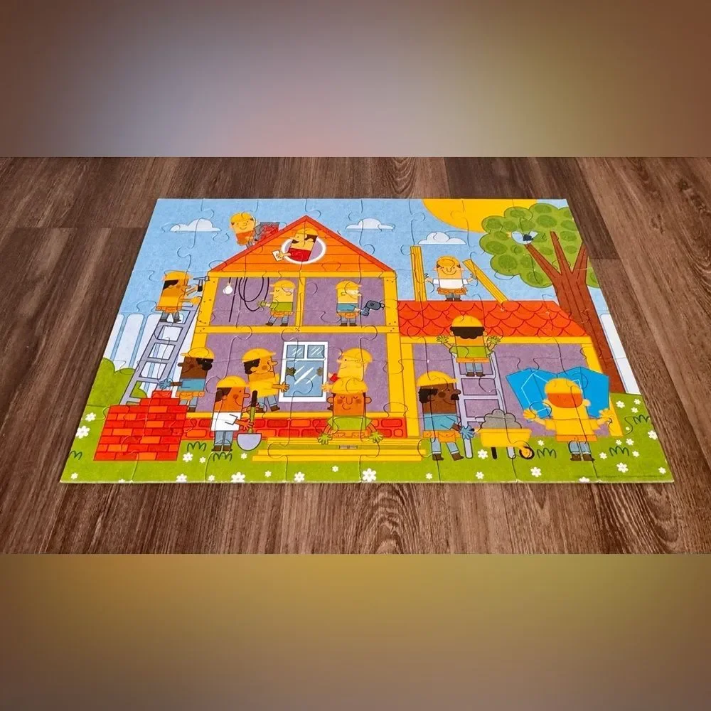 Kids Toy: Colorful 48 Piece Construction Puzzle for Kids by Crocodile Creek